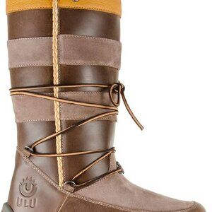 ULU Caribou Lark boots size 9 sheepskin brown winter warm discontinued rare